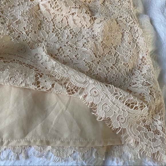 J. Crew sleeveless lace ruffle neck top - Picture 5 of 7